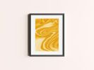 Jazzy Yellow Art Print | Prints by Britny Lizet. Item made of paper works with boho & contemporary style
