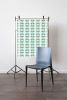 Lesson No. 8, Turquoise | Fabric in Linens & Bedding by Philomela Textiles & Wallpaper. Item made of canvas