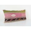 Turkish Bedding Kilim Rug Pillow Cover, Handwoven Oushak | Sham in Linens & Bedding by Vintage Pillows Store. Item made of cotton