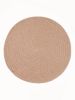 Round plain rug | Area Rug in Rugs by Anzy Home. Item made of fabric