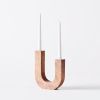 Arco Candle Holder Red | Work by District Loom
