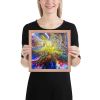 Framed Print - In The Beginning - Cosmic Gold Explosion | Work by Eman's Gallery