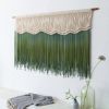 Extra Large Macrame Wall Hanging - "Deep Lake" | Wall Hangings by Rianne Aarts. Item composed of fiber
