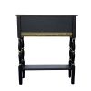 William Morris Strawberry Thief Console Table – Handcrafted Narrow Entryway Table with Drawer | Tables by Birds and Gardens Inc. Item made of maple wood works with mid century modern & country & farmhouse style