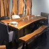 Live Edge Dining Table, Solid Wood Table | Tables by Ironscustomwood. Item made of walnut