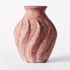 Swirl Vase Brown Large | Work by District Loom