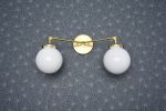 Acton | Sconces by Illuminate Vintage. Item made of brass with glass