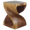 Haussmann® Original Wood Twist Stool 14 X 14 X 20 | Chairs by Haussmann®