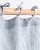 Tie Top Linen Curtain Panel (1 Pcs) | Curtains & Drapes by MagicLinen. Item composed of fabric