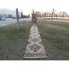 Oversized Vintage Turkish Oushak Extra Long Runner | Runner Rug in Rugs by Vintage Pillows Store. Item composed of cotton