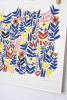 Autumn and Blue Print | Prints by Leah Duncan. Item composed of paper compatible with mid century modern and contemporary style