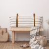 Wide Custom Leather Wall Strap [Flat End] | Headboard in Beds & Accessories by Keyaiira | leather + fiber. Item composed of leather