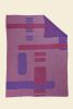 Geometric Blanket in Pink | Linens & Bedding by BOI. Item made of cotton works with contemporary style