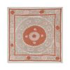 Suzani White Washed Tapestry - Muted Color Uzbek Table Cloth | Tablecloth in Linens & Bedding by Vintage Pillows Store