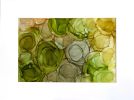 viridescent blooms | abstract original art | Mixed Media in Paintings by Megan Spindler