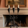 Hand Forged Iron Candelabra 20.5″ (52cm) | Candle Holder in Decorative Objects by edecrawzFC
