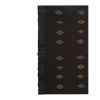 Black Brown Color Goat Hair Kilim, Made of Natural Undyed | Area Rug in Rugs by Vintage Pillows Store. Item composed of wool and fiber