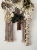 Unique coral reef weaving | Tapestry in Wall Hangings by Awesome Knots. Item composed of bamboo and cotton in boho or japandi style
