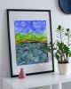 break in the clouds |  abstract original art | Watercolor Painting in Paintings by Megan Spindler