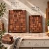 Handmade Serving Tray Set of 2, Wood Marquetry Decorative Trays, Luxury Home Decor, | Serveware by Vesta Corte
