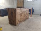 Model #1028 - Custom Kitchen Island With Seating Area | Countertop in Furniture by Limitless Woodworking. Item composed of maple wood in mid century modern or contemporary style