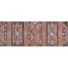1970s Vintage Turkish Handmade Pale Pink, Orange, Green | Runner Rug in Rugs by Vintage Pillows Store. Item made of cotton