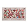 Suzani Tapestry With Deer Design, Animal Pictorial Cotton Su | Tablecloth in Linens & Bedding by Vintage Pillows Store