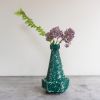 Vase Hexad 06 - Deep Jungle Green Terrazzo | Vases & Vessels by Tropico Studio. Item made of synthetic