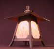 Japanese Lamp / Lantern In Black Walnut Wood -"Kodama" | Table Lamp in Lamps by Studio Straylight. Item composed of walnut & paper compatible with japandi and asian style