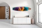 Abstract Space Smoke Acrylic Surfboard Wall Art | Wall Sculpture in Wall Hangings by uniQstiQ