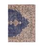 Vintage Blue Turkish Oushak Rug 3'7" X 6'11" | Area Rug in Rugs by Vintage Pillows Store. Item composed of cotton and fiber