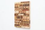 Natural Wavelength #2 18"x24" | Wall Sculpture in Wall Hangings by Craig Forget. Item made of oak wood works with mid century modern & contemporary style