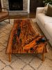 Live Edge Pecky Sinker Cypress Coffee Table | Tables by Pelican State Woodworks