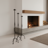 Hand Forged Iron Candelabra Set of 3 (100-110-120cm) | Candle Holder in Decorative Objects by edecrawzFC