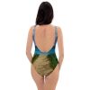 One Piece Swimsuit - Edge of Calm - Coastal Pathway Scene | Work by Eman's Gallery