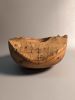 Carved Wide Edge Bowl | Decorative Bowl in Decorative Objects by Wood Alchemist Studio. Item composed of wood