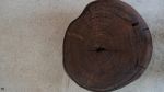 Walnut Blok Round | Stool in Chairs by Simon Silver Designs