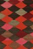 Vintage Kilim Runner Rug in Polychromatic Geometric Pattern by Rug & Kilim | Area Rug in Rugs by Rug and Kilim