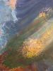 Rainbow Vibes | Oil And Acrylic Painting in Paintings by Parineeta Patel- Nature Inspired Cosmic Abstracts. Item composed of canvas in mid century modern or contemporary style