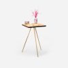 Tantric | Side Table in Tables by Formr. Item composed of wood and brass
