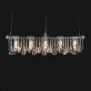 Industrial Bar Chandelier Linear Suspension | Chandeliers by Michael McHale Designs. Item made of glass