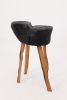 Rustic Blackened Wood side table with Raw Organic Form Indoor & Outdoor | Tables by Logniture
