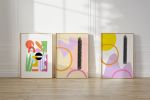 Set of 3 Art Print Bundle | Prints by Britny Lizet. Item composed of paper in boho or contemporary style
