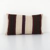 Traditional Turkish Hemp Decorative Kilim Pillow, Anatolian | Cushion in Pillows by Vintage Pillows Store