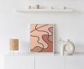 Colorful Abstract Modern wall art in Warm Muted colors | Prints by Capricorn Press. Item composed of paper in boho or minimalism style