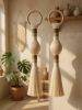Macrame Wall Hanging Set Minimal Boho Wall Decor Wooden Ring Fiber Art Handmade Neutral Home Decor Tassel Wall Hanging | Wall Hangings by İnanç Yılmaz