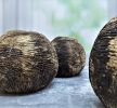 Rustic Ceramic Dinosaur Egg Planter. A Unique and Primitive | Vases & Vessels by YomYomceramic. Item composed of ceramic