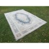 Vintage Oversize Oushak Carpet - Dining Room Carpet | Area Rug in Rugs by Vintage Pillows Store. Item made of cotton & fiber