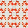 Lesson No. 4, Red | Fabric in Linens & Bedding by Philomela Textiles & Wallpaper. Item made of canvas
