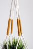 Minimalist Architectural Macrame Plant Hanger – 35” Handmade Indoor Planter | Plants & Landscape by Freefille